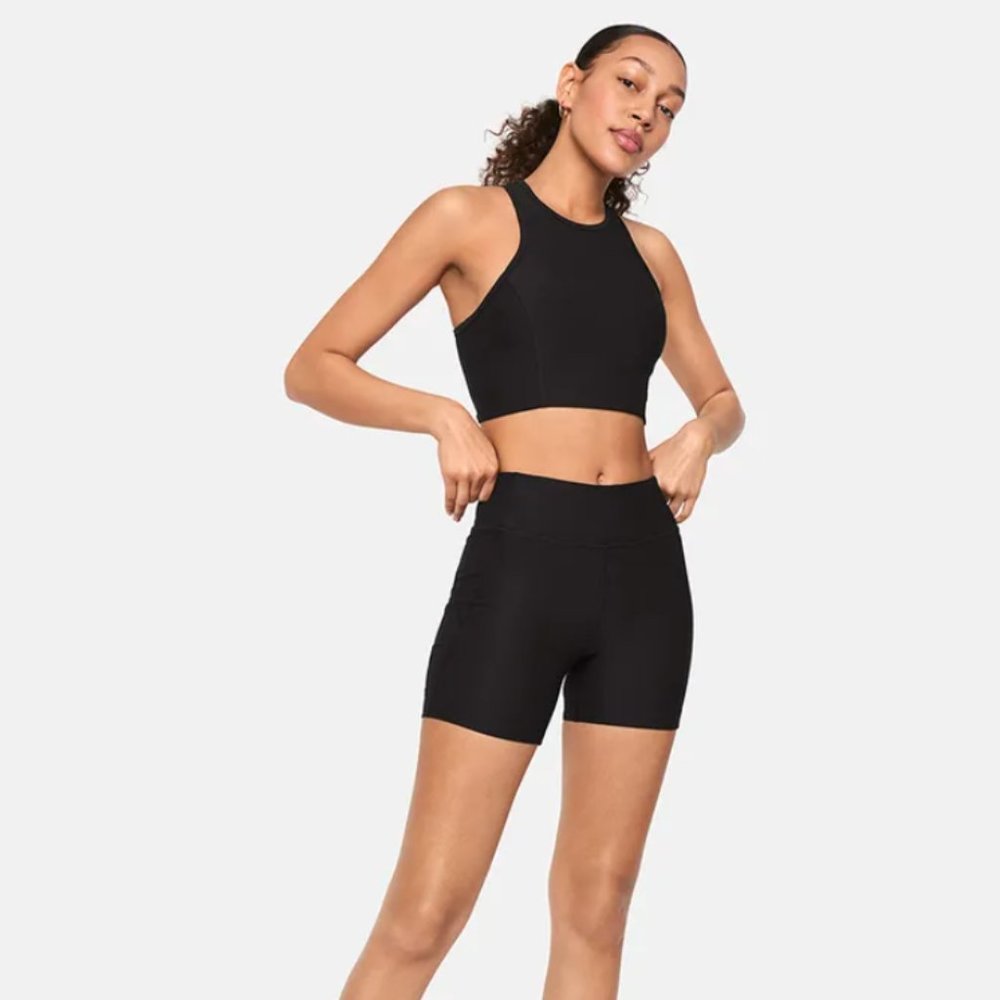 Outdoor Voices 5' Warmup Short in Black